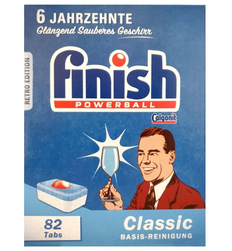 Finish Classic Calgonit Tabs Retro 82pcs 1.4kg