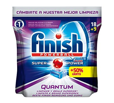 Finish Quantum Calgonit Tabs 18 + 9pcs 419g