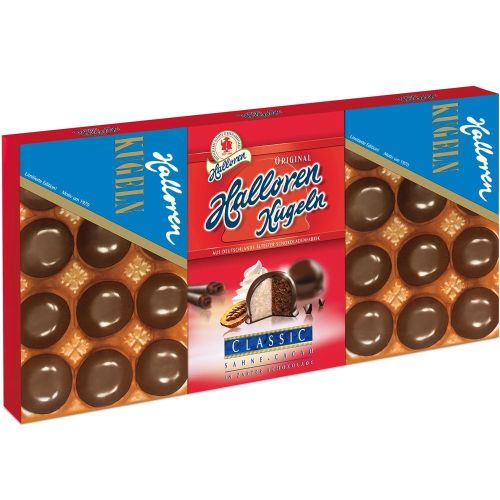 Halloren Kugeln Classic Sahne Cacao 3x125g 375g