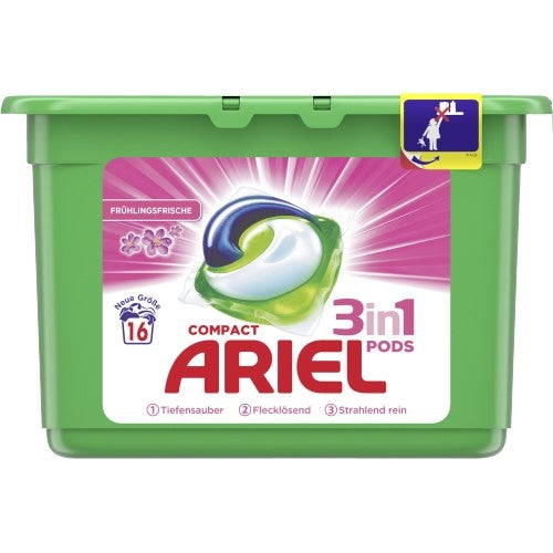 Ariel 3in1 Pods Fruhlingsfrische Caps 16p 432g