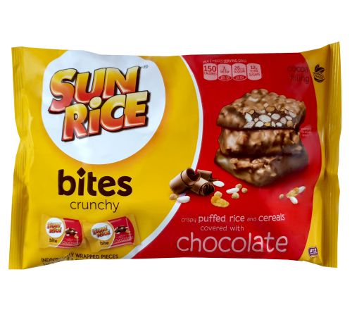 Sun Rice Bites Crunchy Chocolate 208g