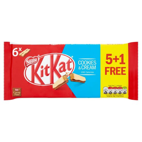 KitKat Cookies & Cream 6 pcs 124.2 g