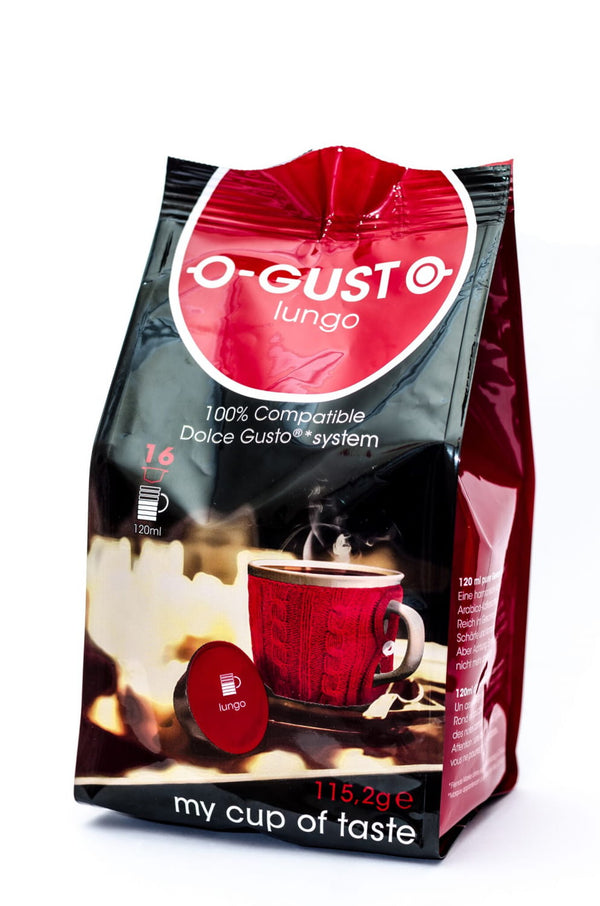 O-Gusto Creme Lungo 16pcs 115g