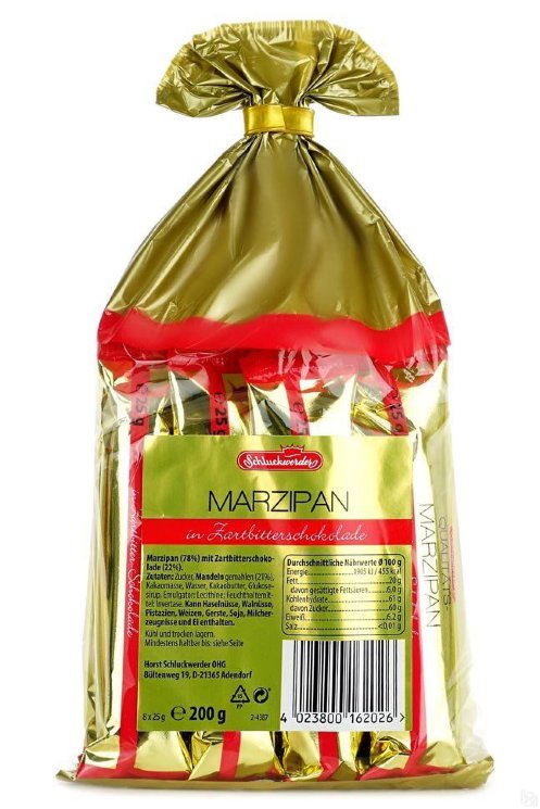 Schluckwerder Marzipan Zart (8x25g) 200g