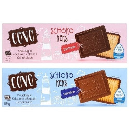 Covo Schoko Keks Milch / Zart 125g