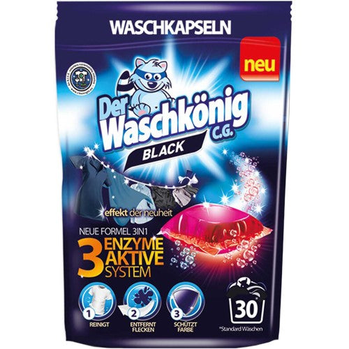 Waschkonig Black 3in1 Caps 30p 510g