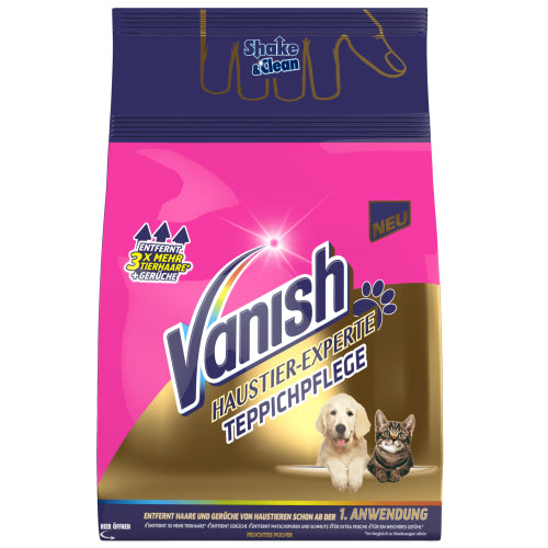 Vanish Haustier Experte Teppichpflege Powder 750g