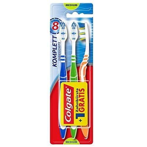 Colgate Komplett 8 Medium Brush 3 pcs