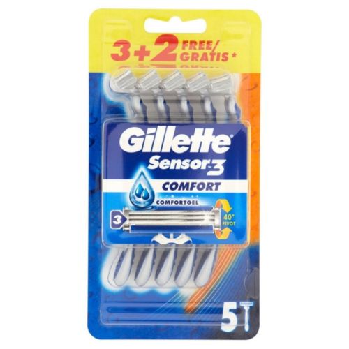 Gillette Sensor 3 Comfort Razors 3 + 2 pcs