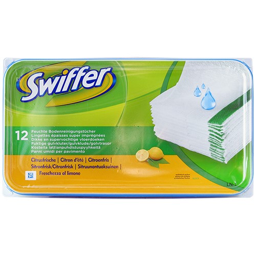 Swiffer Feuchte Bodenreinigungstucher Citron 12pcs