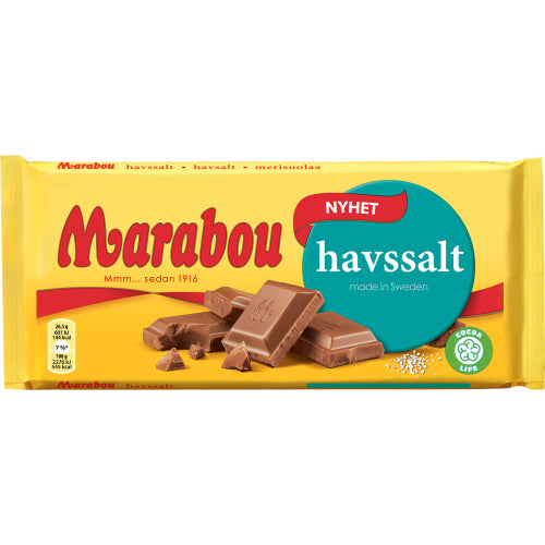 Marabou Havssalt Chocolate 185g