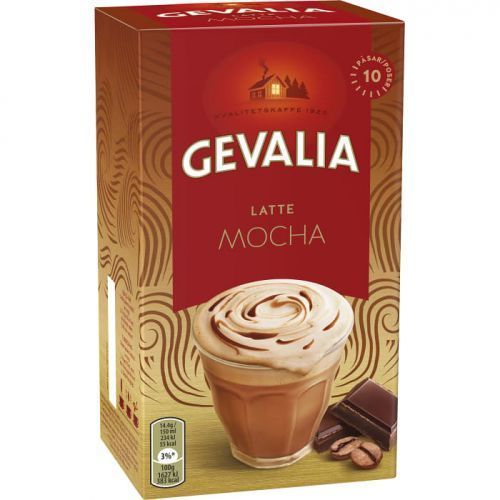 Gevalia Latte Mocha Sachets 10pcs 170g