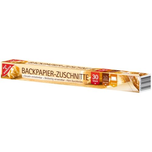 G&G Backpapier in Baking Sheets 30pcs