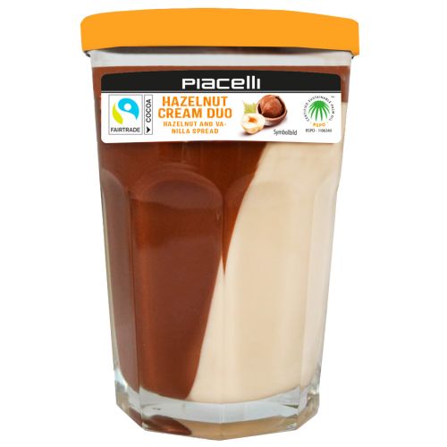 Piacelli Cream Duo Hazelnut 350g – Inventta.eu