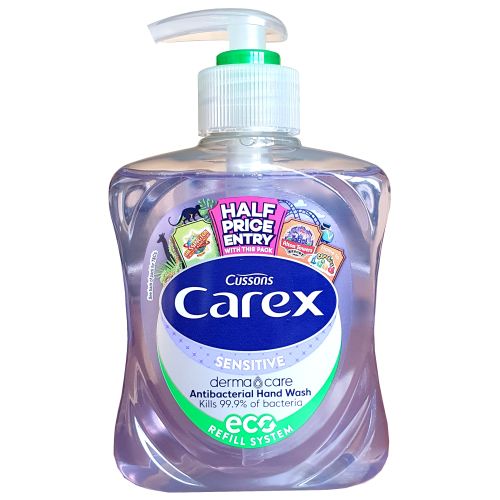 Carex Sensitive Antibacterial Liquid Soap 250ml