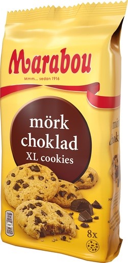 Marabou Mork Choklad XL Cookies 184g