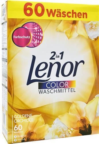 Lenor 2in1 Color Goldene Orchids Powder 60ml 3.9kg