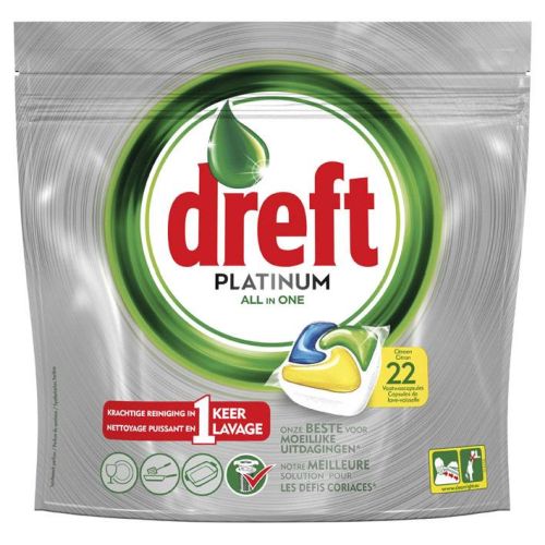 Dreft Platinum All in One Citron Tabs 22pcs. 328g