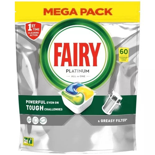 Fairy Platinum All in One Lemon Tabs 60pcs 894g