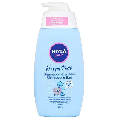 Nivea Baby Happy Bath Shampoo & Bad 500ml