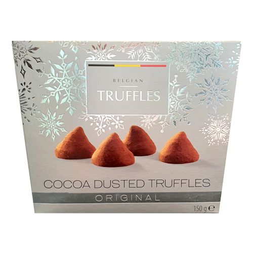 Belgian Truffles Cocoa Dusted Silver 150g