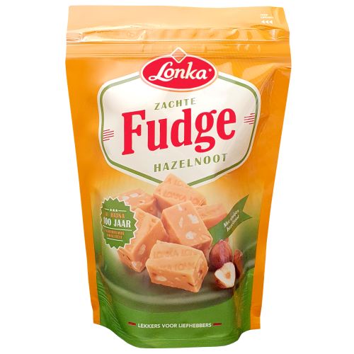 Lonka Zachte Fudge Hazelnoot 180g