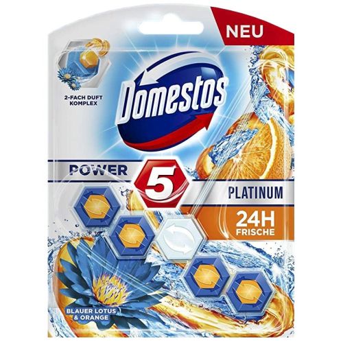 Domestos Power 5 Platinum Lotus & Orange WC 55g