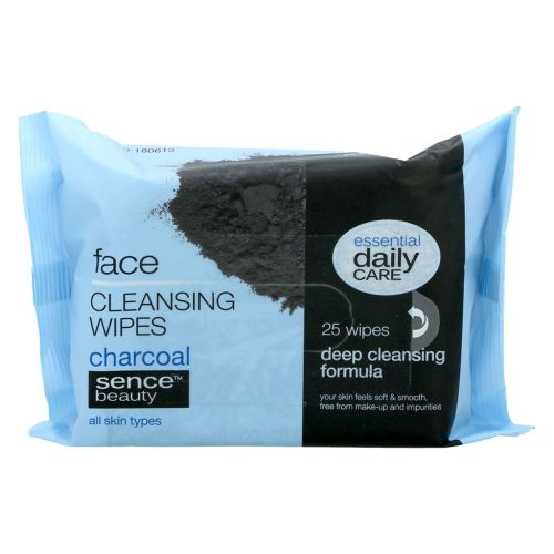 Sence Beauty Cleansing Charcoal Wipes 25pcs