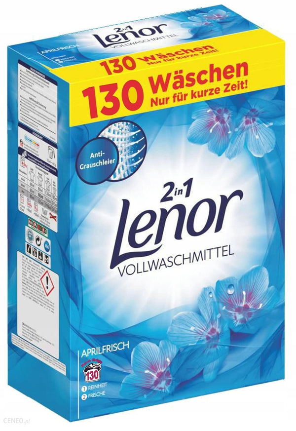 Lenor 2in1 Universal Aprilfrisch Powder 130p 8.4kg