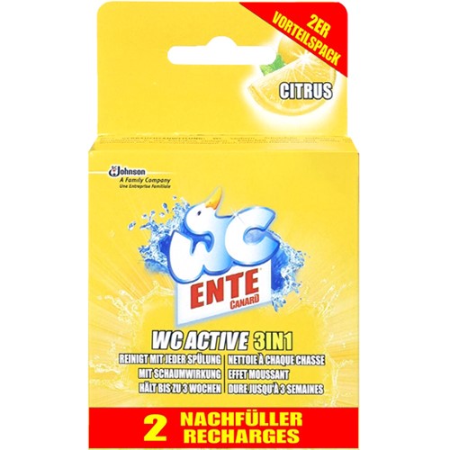 WC Ente Active 3in1 Citrus Stock for Suspensions 2x40g