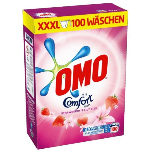 OMO Comfort Strawberry & Lily Powder 100p 6.5 kg