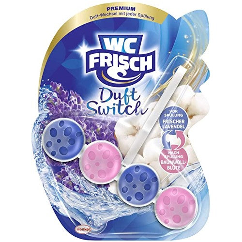 WC Frisch Duft Switch Lavendel Baumwoll Suspension 50g