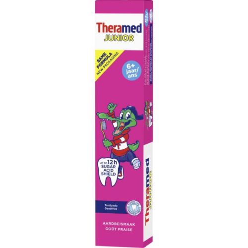 Theramed Junior 6+ Aaedbeismaak Pasta 75ml