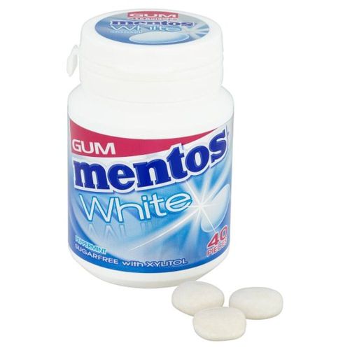 Mentos Gum White Peppermint 60g