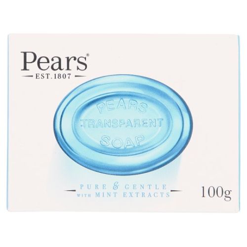 Pears Pure Gentle Mint Soap Bar 100g