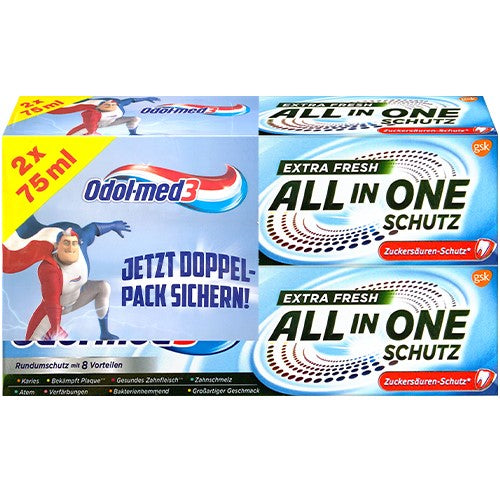 Odol-med3 All in One Doppelpack 2x75ml