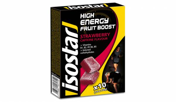 Isostar Energy Strawberry with Caffeine 10x10g