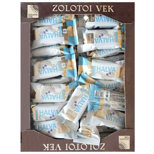 Zlotoi Vek Milk Halva Delicate 30 g (box 50 pcs)