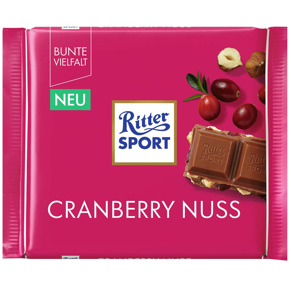 Ritter Sport Cranberry Nuss Chocolate 100g