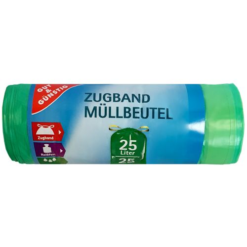 G&G Zugband Garbage bags 25L / 25pcs