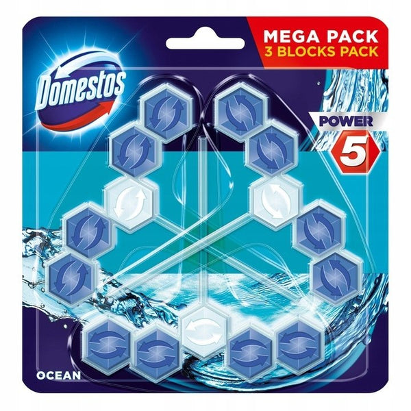 Domestos Power 5+ Ocean Toilet hanger 3x53g