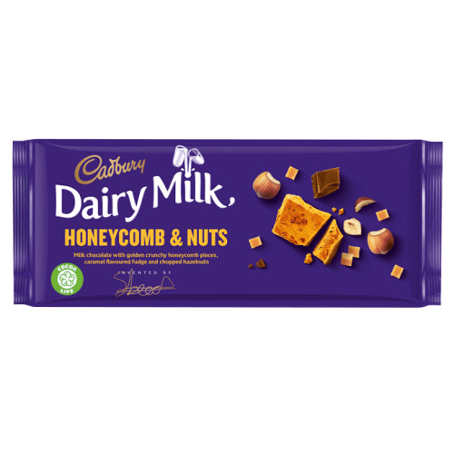 Cadbury Dairy Milk Honeycomb & Nuts 105g