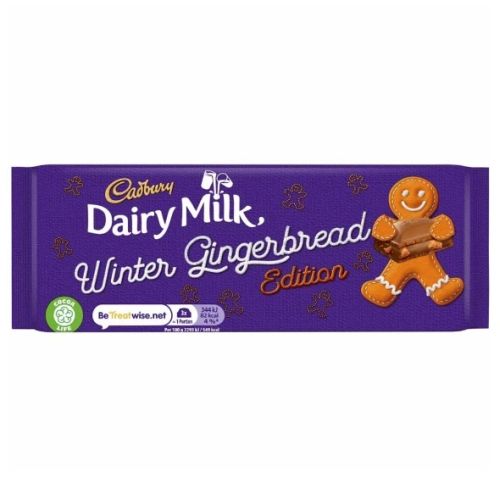 Cadbury Dairy Milk Winter Gingerbread 120g