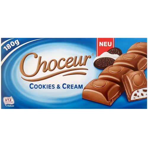 Choceur Cookies & Cream Chocolate 185g