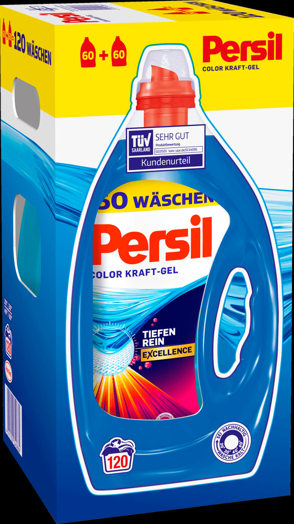 Persil Color Gel 2x60p 120p 2x3L 6L