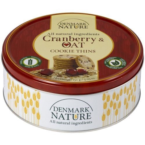 Denmark Nature Cranberry & Oat Cookie Thins 150g