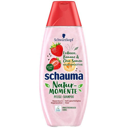 Schauma Nature Moments Erdbeere Banane Shampoo 350ml