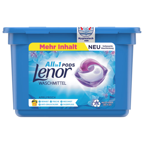 Lenor All in 1 Pods Universal Aprilfrisch 15p 376g