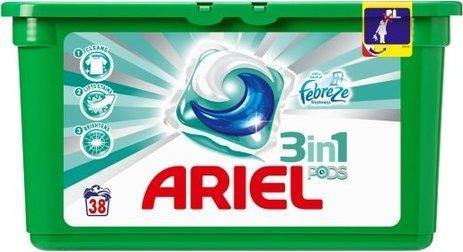 Ariel 3in1 Pods Universal Febreze Caps 38p