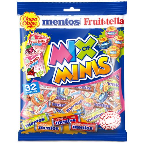 Mix of Minis Chupa / Mentos / Fruittella 32sz 300g